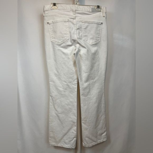 DKNY White Bootcut Jeans Size 8 - Picture 4 of 4
